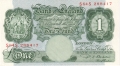 Bank Of England 1 Pound Notes Britannia 1 Pound, from1950